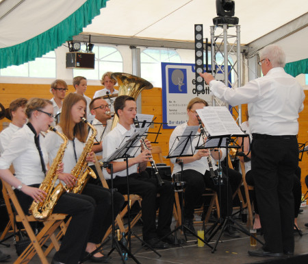 Das Jugendorchester des Musikvereins Frielingsdorf sorgte für ein musikalisches Rahmenprogramm beim Seniorenkaffee.