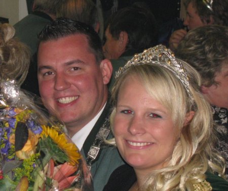 Unser Königspaar Josef Günther und Sabrina Schmidt nebst Hof war selbstverständlich mit dabei.