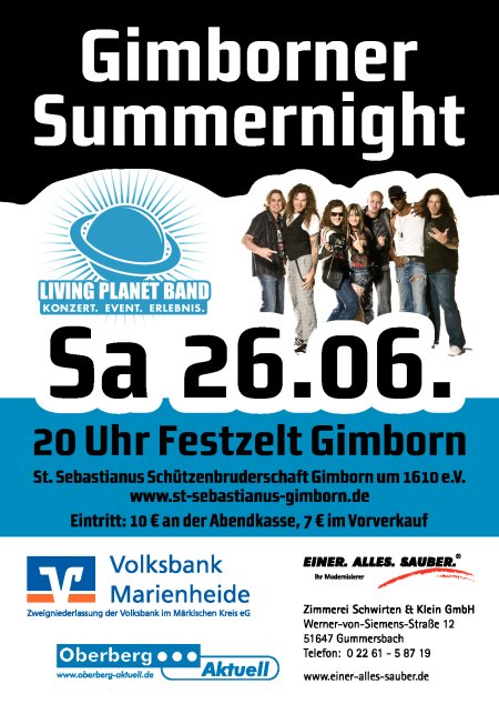 Plakat Gimborner Summernight 2010