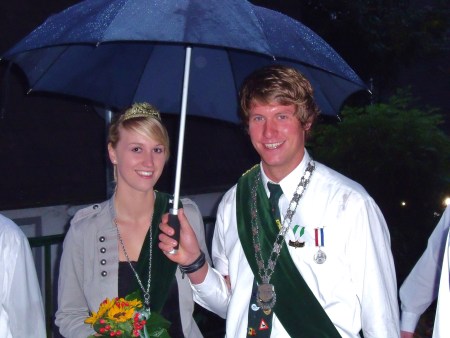 Unser Prinzenpaar Janina Linden und Tobias Langusch war selbstverständlich ebenfalls dabei.