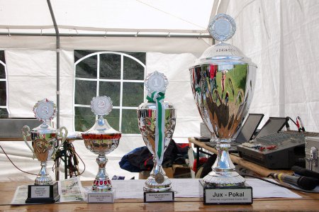 Um diese Pokale wurde gekämpft.