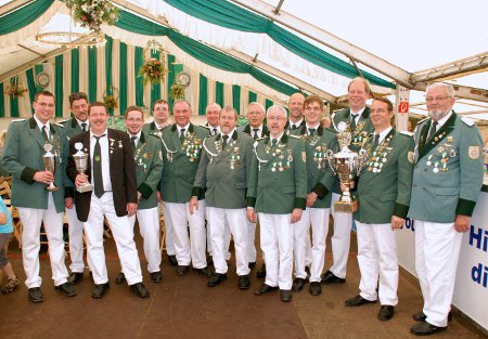 Die Sieger der diesjährigen Schießwettbewerbe