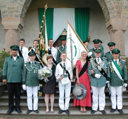 Die neuen Majestäten: Prinz Sascha Stötzel und König Peter Vogt