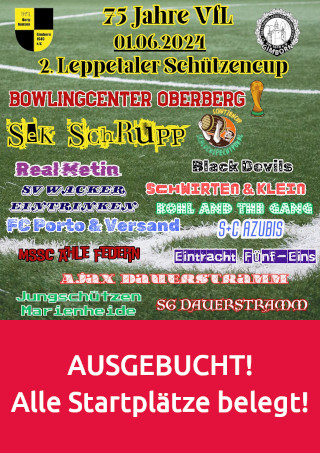 Plakat Leppetaler Schützencup
