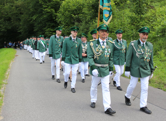 Schützen bei der Prozession