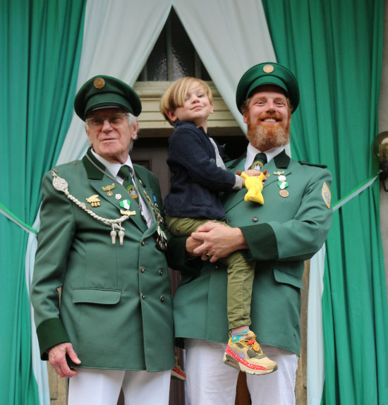 Peter von Fürstenberg übergab am Sonntag die Schirmherrschaft über unsere Bruderschaft nach 50 Jahren an seinen Sohn Franz-Egon von Fürstenberg.