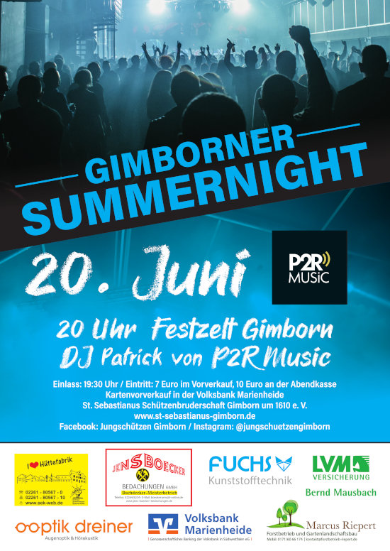 Plakat Gimborner Summernight 2025