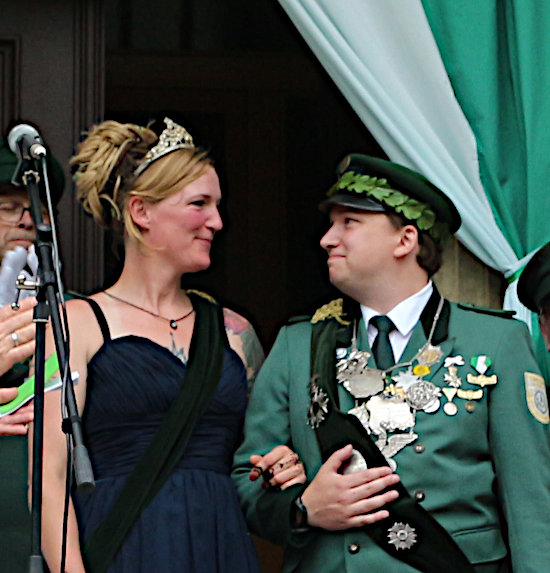 Königspaar Jan-Philipp Schorde und Anna Günther