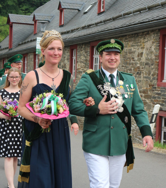 Königspaar Jan-Philipp Schorde und Anna Günther