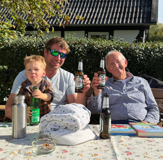 Besucher des Mitgliederfrühschoppens