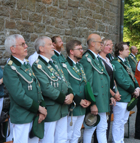 Der traditionelle Feldgottesdienst wurde auch in diesem Jahr auf dem Friedhof in Gimborn gefeiert.