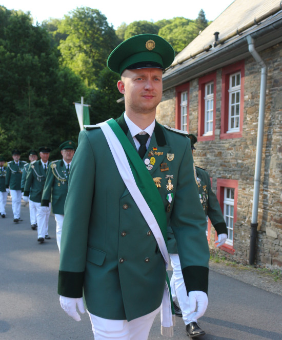 Königshof beim Antreten