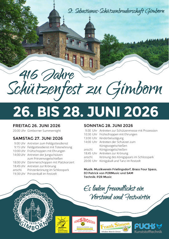 Plakat Schützenfest 2026
