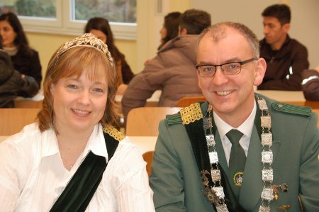 Das Königspaar Holger und Stefanie Schorde