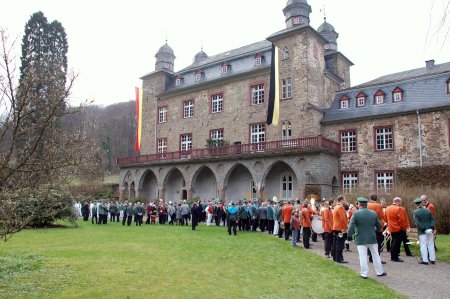 Der Schlosshof in Gimborn