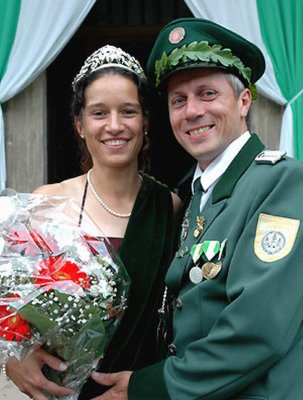 Das neue Königspaar 2005