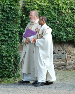 Pater Bergers und Pater Manickam