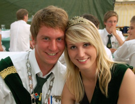Das neue Prinzenpaar: Tobias Langusch und Janina Linden