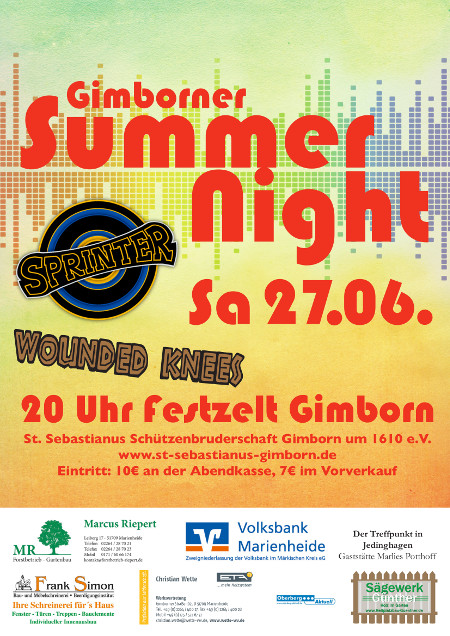 Plakat Summernight 2015