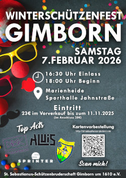 Plakat Winterschützenfest