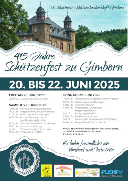 Plakat Schützenfest